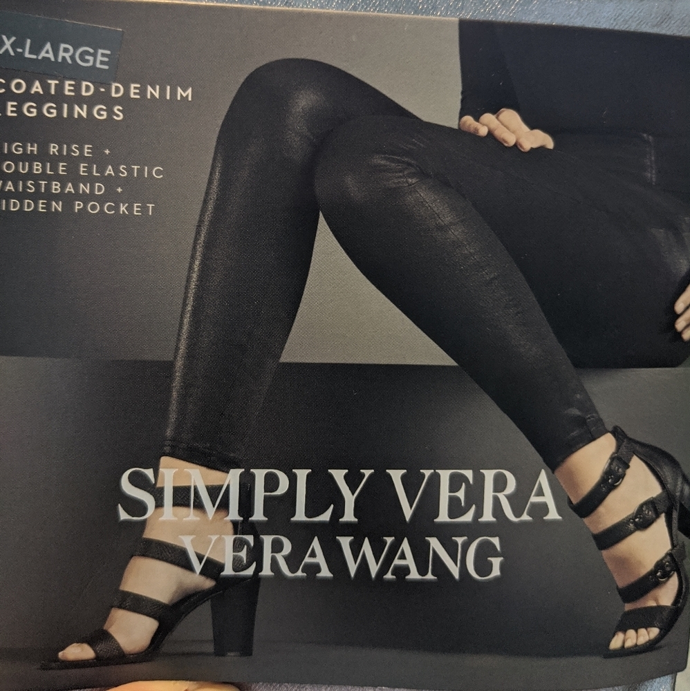 NWT Simply Vera Wang Women's Leggings Size XL
